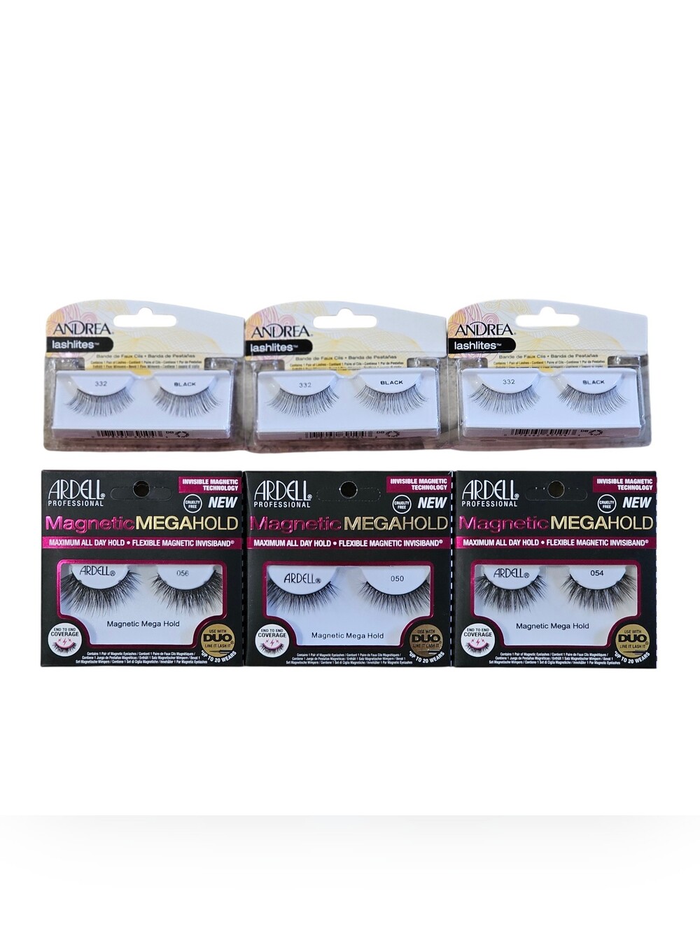 False Eyelash Bundle Ardell Andrea Magnetic